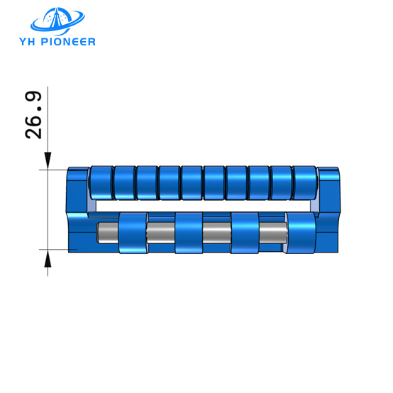 Precision Engineered Modular Belt with Roller for Smooth and Continuous Material Flow