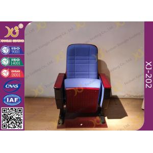 Upholstered Ergonomic High Grade Fold Up Auditorium Seating / Movie Theater