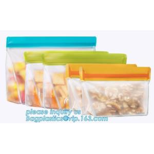 China manufacturer custom foodgrade reusable peva food storage bag, Reusable