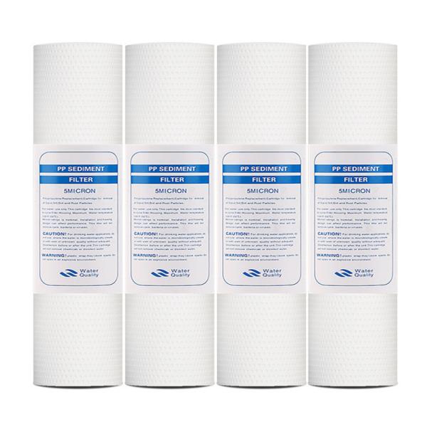 Buy Household White Ionizer 1 Micron 5 Micron 20inch Melt Blown PP Sediment Filter Element at wholesale prices