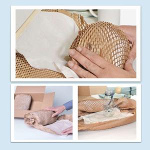 Eco Friendly 50CM*250M Honeycomb Wrapping Paper Mechanical Pulp