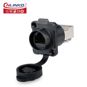 IP68 Industrial Plug 8P8C RJ45 Waterproof Connector Ethernet Connection Type