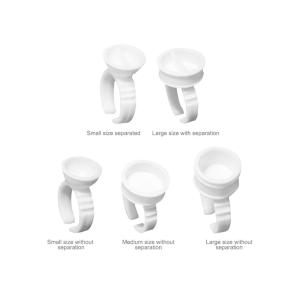 White Disposable Permanent Makeup Accessories Eyelash Extension Glue Holder