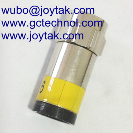 F male compression connector coaxial connector waterproof for RG59 coaxial cable