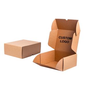 China CMYK Printing Kraft Paper Cardboard Packaging Corrugated Carton Mailer Shipping Boxes on sale