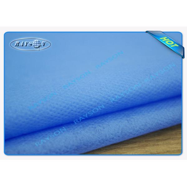 100% Virgin Polypropylene Blue Disposable Bed Sheet For Hospital