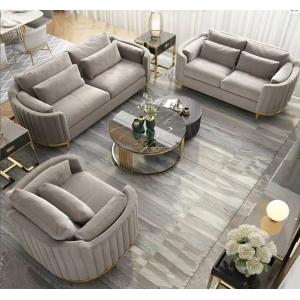 Lobby Sofa Set Combination Modern Velvet Sofa Chair