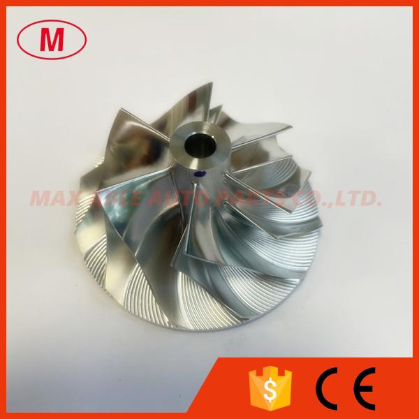 T2 6+6 blades 41.46/55.98mm Turbocharger milling/aluminum 2618/billet compressor wheel for 704136-0003