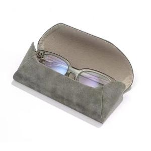 semi hard hand made fashion spectacles cases with high quality