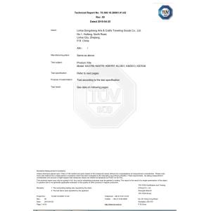 Linhai Dongsheng Arts&cr Afts Traveling Goods CO.,LTD Certifications