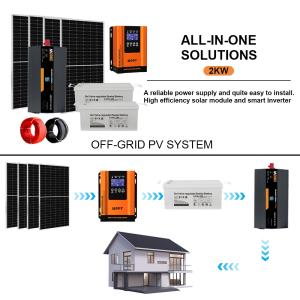 Quality 2KW Complete Off-Grid Solar Kit for Home | Includes Mounting System &amp; Solar Panels for sale