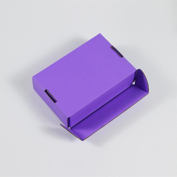 Three Layered Purple Airplane Boxes For Organized Rectangular Storage