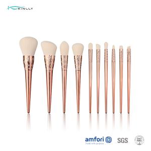 10pcs Artificial Fiber Poly Bag Synthetic Hair Makeup Brush