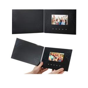 7 inch LCD video invitation card, wedding video invitation card