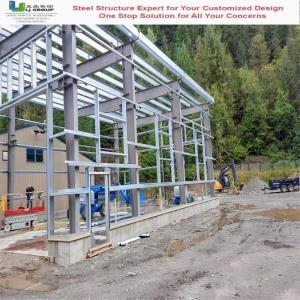China CE Certified Prefabricated Steel Structure Warehouse with Galvanized Frame on sale