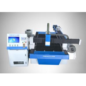 China 2kw Fiber Laser Cutting Machine 90m/ Min Round Square Tube Oxygen nitrogen on sale