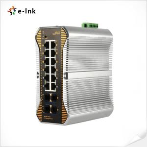 L2+ Industrial 12-Port 10/100/1000T (8-port 802.3at PoE) + 4-Port 10G SFP+