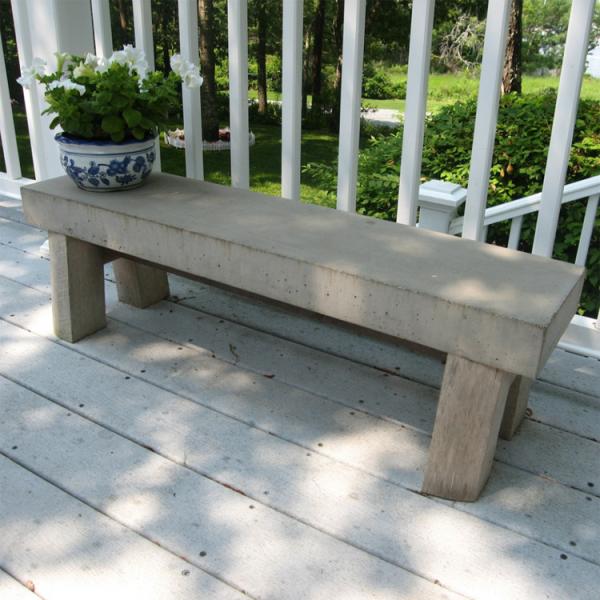 White Grey Modern Concrete Outdoor Dining Patio Table GRC Garden Table