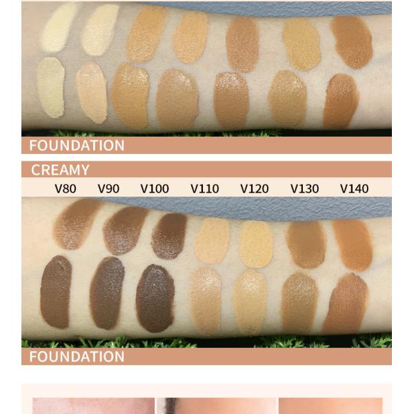 Wholesale Private Label Vegan Long Lasting Sweatproof Waterproof Makeup Face Liquid Foundation for Black Women
