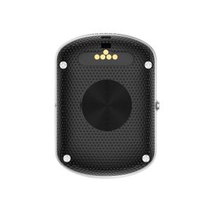 Waterproof GPS 4G Pet Tracker Black Alarm Tracking Device 900mAh