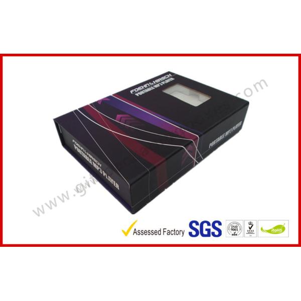 Buy Paper Board Electronics Packaging boxes with Small PVC window Foam at wholesale prices