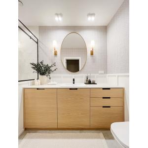 Customized Modern Design Bathroom Sink Cabinets Modular Wall Hanging Bathroom