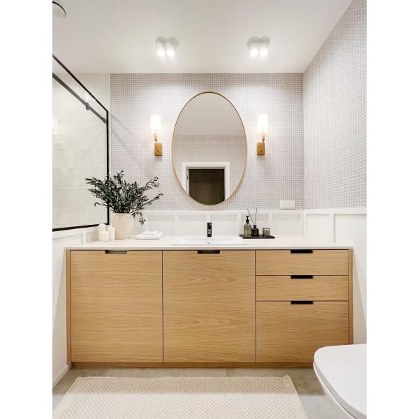 Customized Modern Design Bathroom Sink Cabinets Modular Wall Hanging Bathroom