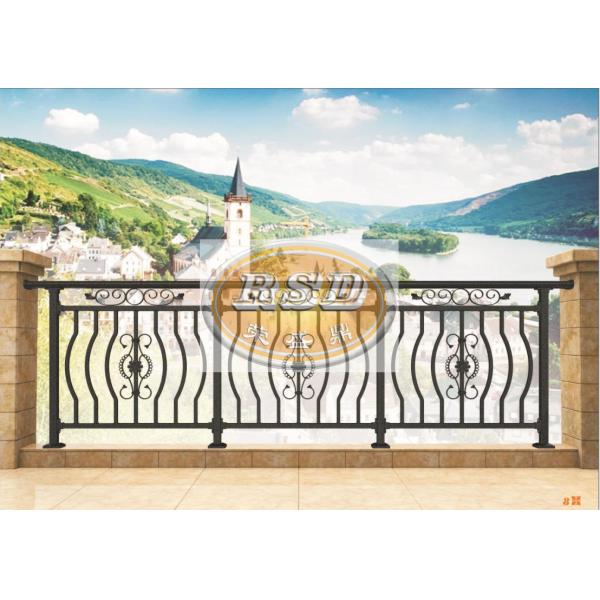 Galvanized Zinc Steel Railing Modern Indoor Outdoor Modular Design