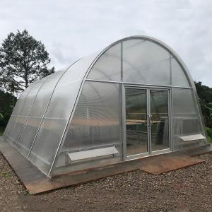Temperature-Regulated Drying Greenhouse with PC Board and Ventilation for Herbs