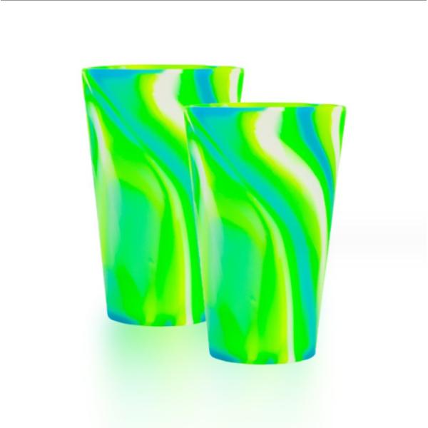 480ml 16 OZ BPA Free Silicone Durable Pint Beer Drinking Cup Ideal for Promotion Gift