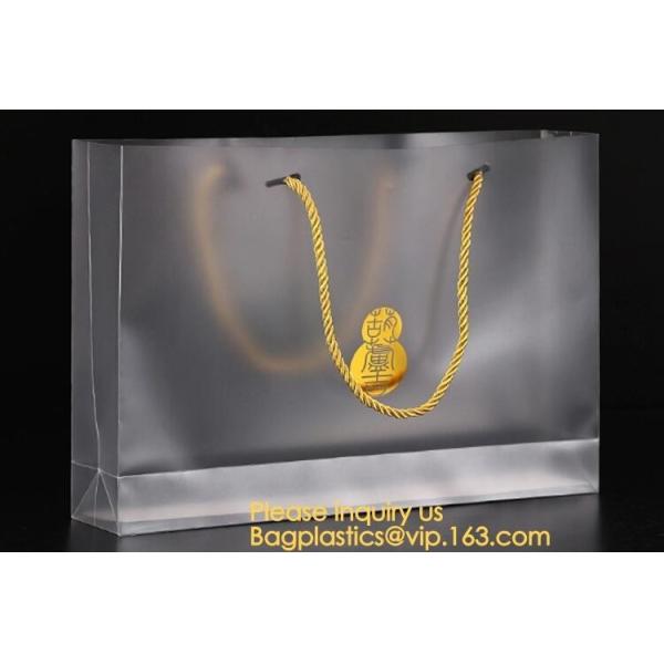 China Custom Design Logo Biodegradable Shopping Gift Soft loop Handle Plastic