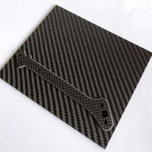 Custom Made Twill Glossy Carbon Fibre Plate Strong Corrosion Resistance