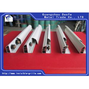 Quality Plenty Hardy Material Aluminum Slide Track Channel For Invisible Grilles for sale