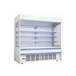 Open Display Cooler Upright Open Chiller For Beverage Fruits Vegetables