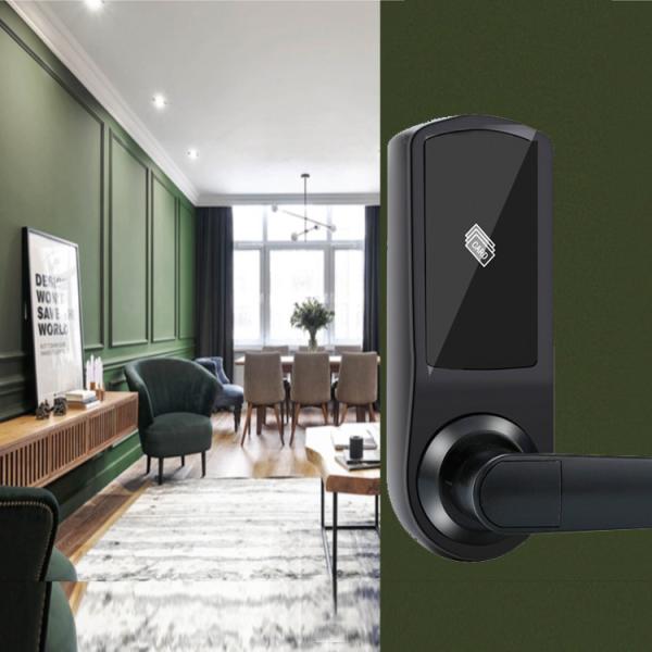 Hotel DC 6V Key Card Door Locks Sus304 RFID Digital Door Lock