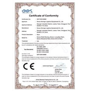 Foshan Suntech Machinery Co., Ltd. Certifications