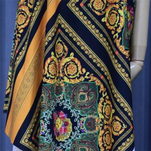 OEM Island Printed Dress Material Fabric 100% Polyester Clothing