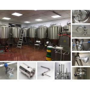 Electric Heating Pub Brewing Systems 500L Automatic Control Stainless Steel