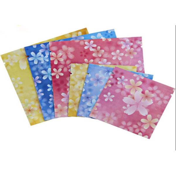 Plastic Pouches Packaging For Mask Sheet / Sealable Bags Packaging