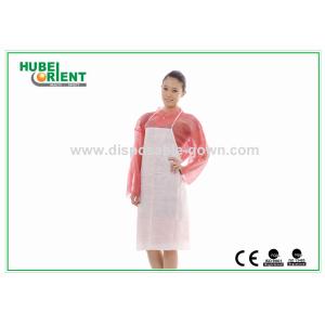 Comfortable Touching Disposable Nonwoven Apron For Restaurant