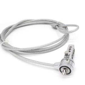 6MM Super Thick Notebook Cable Lock Heavy Duty Tablet Security Cable Zinc Alloy