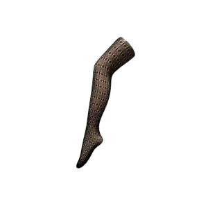 China Sexy Knit Black Fishnet Stockings Women'S Hosiery Snagging Resistance on sale