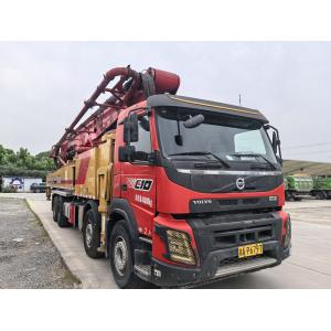 2021 SANY Used 62m Concrete Pump Truck With Volvo Chassis and 4-Axle Design for High-Rise Construction