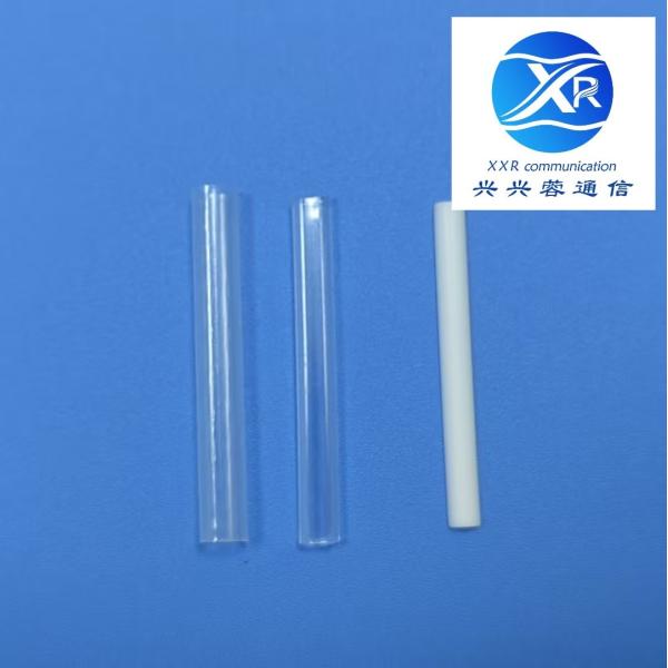 Buy 8 Cores Ribbon Fiber Splice Sleeve Single Ceramic Rod With Shrunk 4.7x4.1mm at wholesale prices