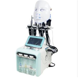 China 9 In 1 Hidro Dermabrasion Facial Beauty Machine Water Peeling Device Blue Color on sale