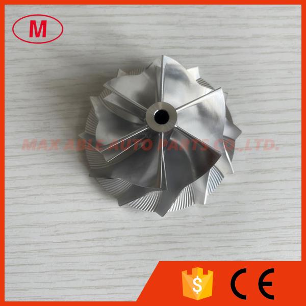 K16 reverse 51.80/68.00mm 6+6 blades turbo milling/alumimun 2618 /billet compressor wheel