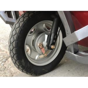 1500w Electric Cargo Tricycle with Enclosed Body High Displacement and Red Color