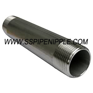 Quality Niple Acero Inoxidable 304/316 CEDULA 40 ROSCA 1&quot; X 12&quot; NPT ANSI/ASME B1.20.1 for sale