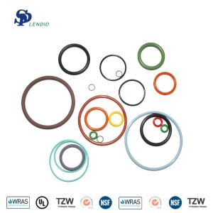 NBR FKM HNBR Black Red Color Rubber O Rings Seal For Industrial Food Sanitary