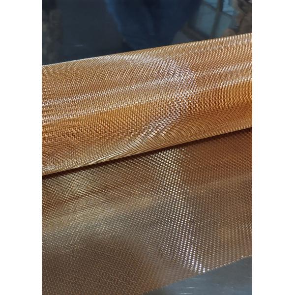Quality Fine 1m Mesh Copper Wire Mesh / Rf Shielding Mesh for Filtration up to 250 Mesh 30m to 100m Length for sale